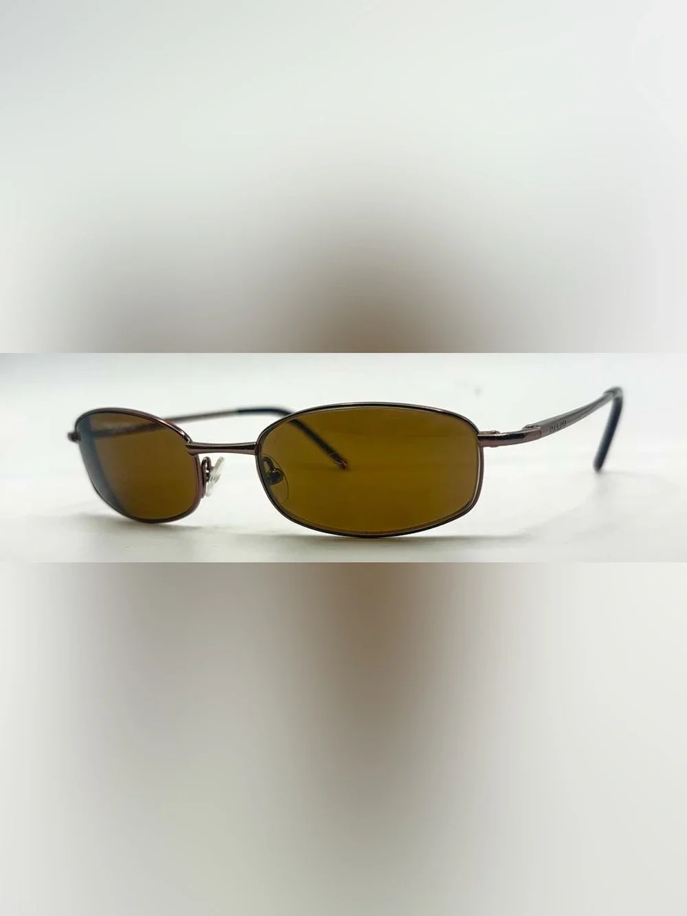 Ralph Lauren 7526/S Brown Oval Metal Sunglasses Frames Only